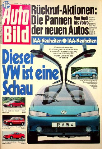Deckblatt Auto Bild (36/1989)